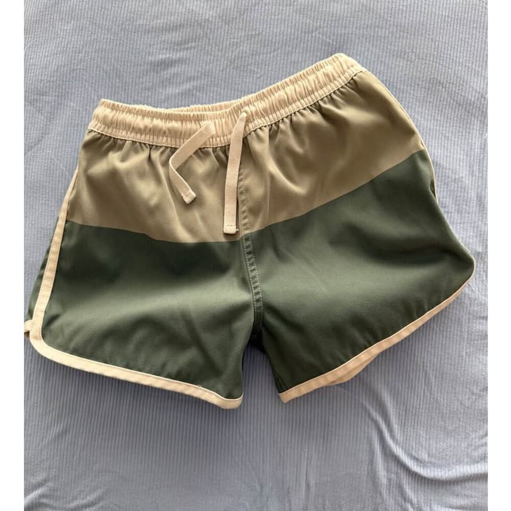 Rylee & Cru color block boys swim trunks / swim shorts size 6/7